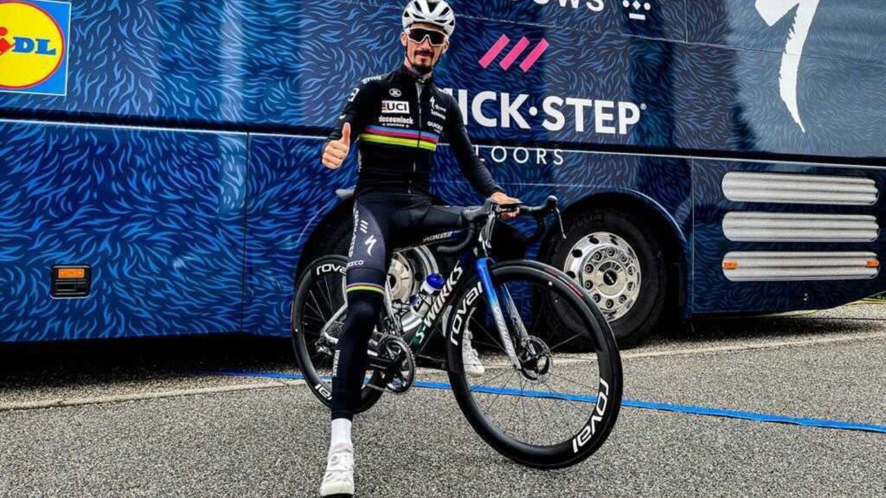 Julian Alaphilippe&rsquo;s World Champ&rsquo;s bike