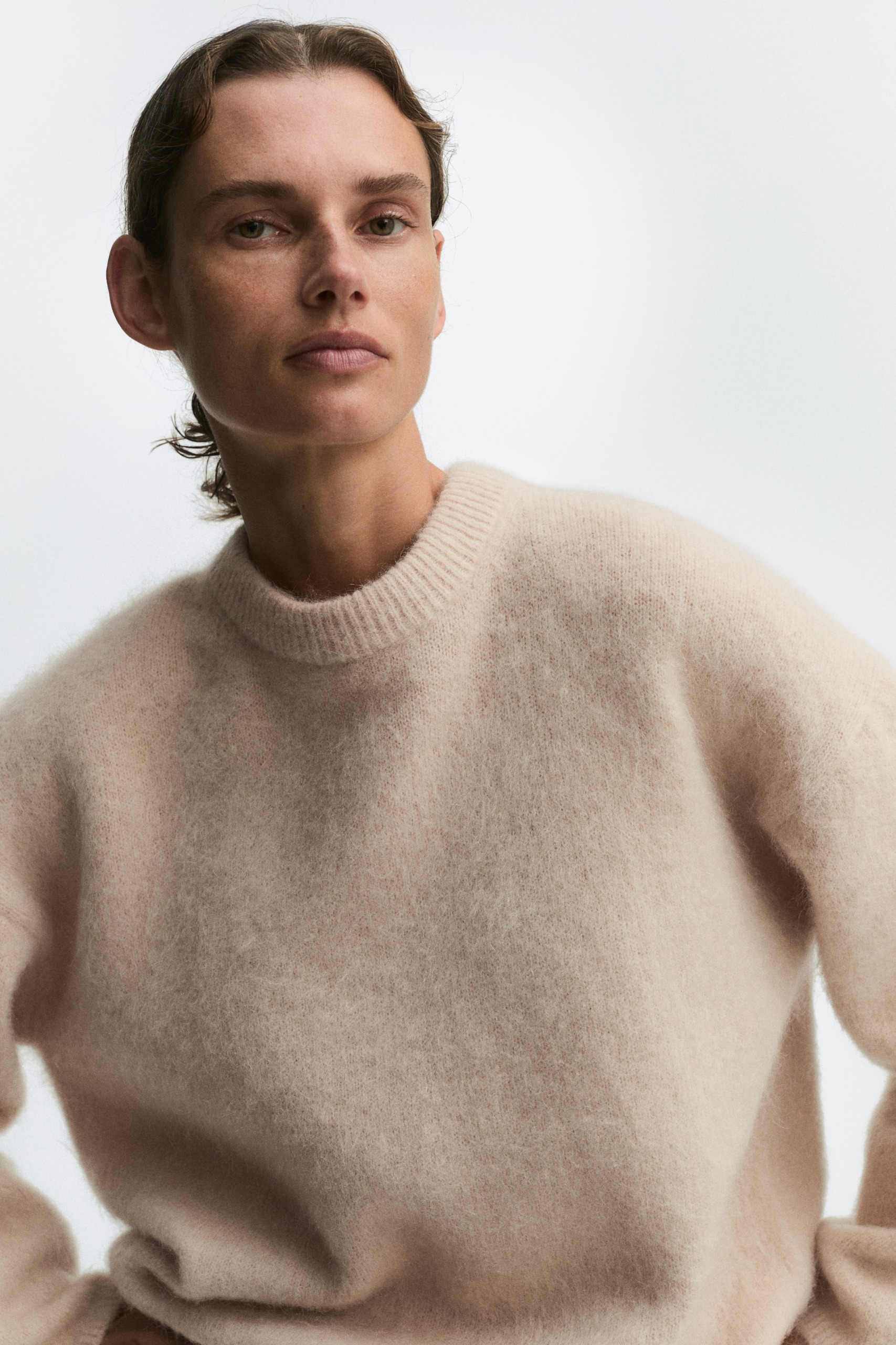 Oversized Mohair-Blend Jumper
