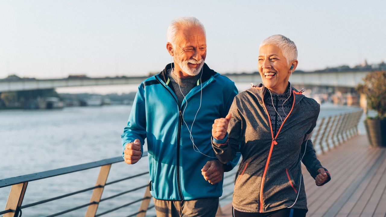 Seniors exercising