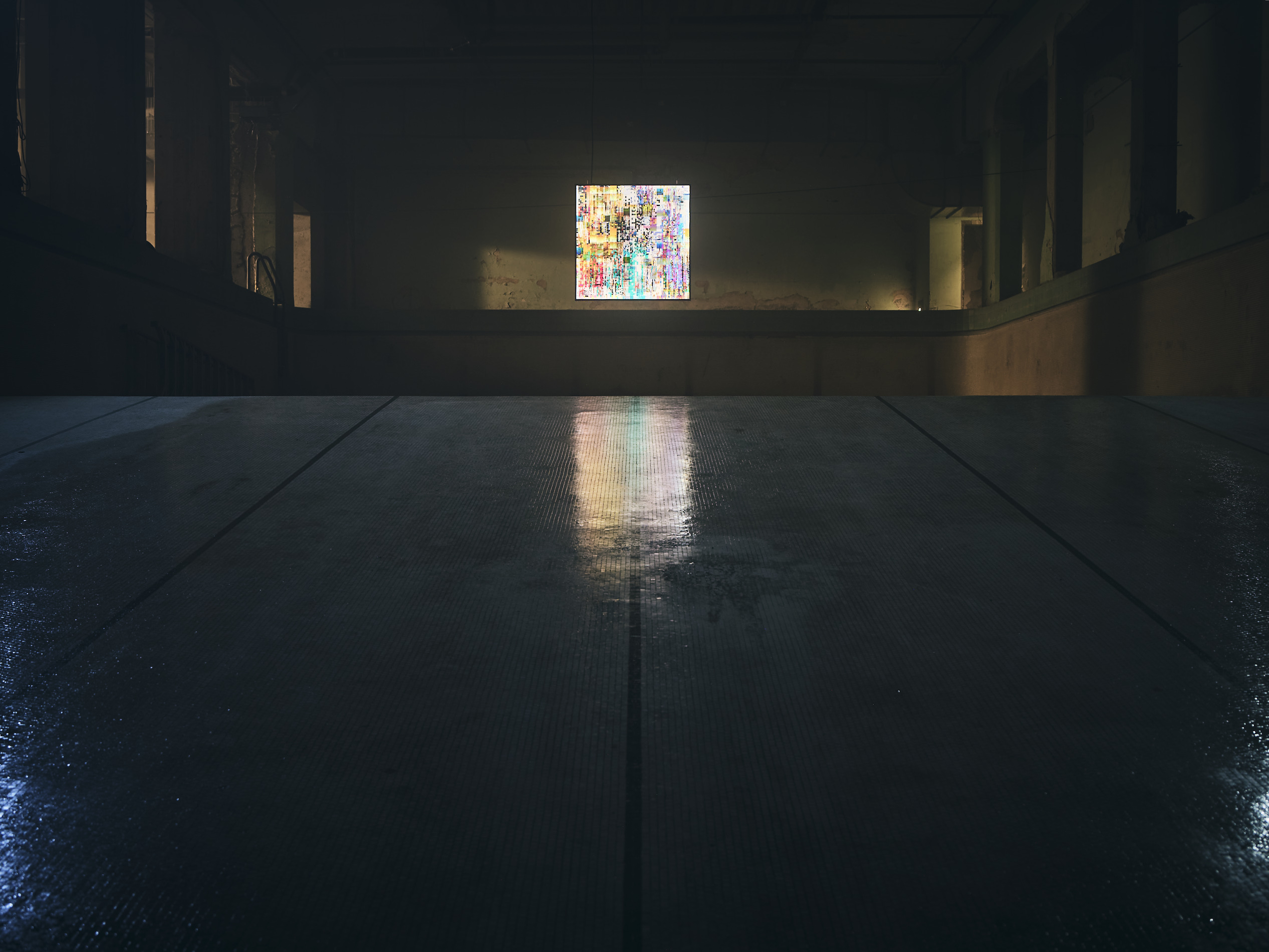 The Layer Canvas, showing 'Linear Memory' by Toxi