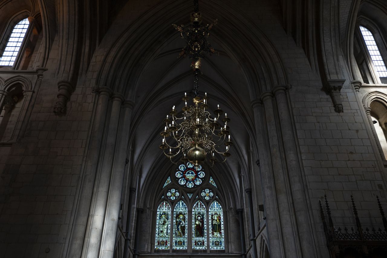 A chandelier in Southwark Cathedral