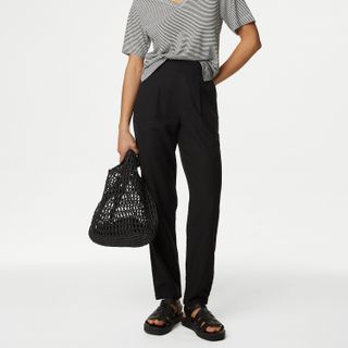 M&S tapered trousers 