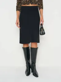 Reformation Layla Knee Length Skirt