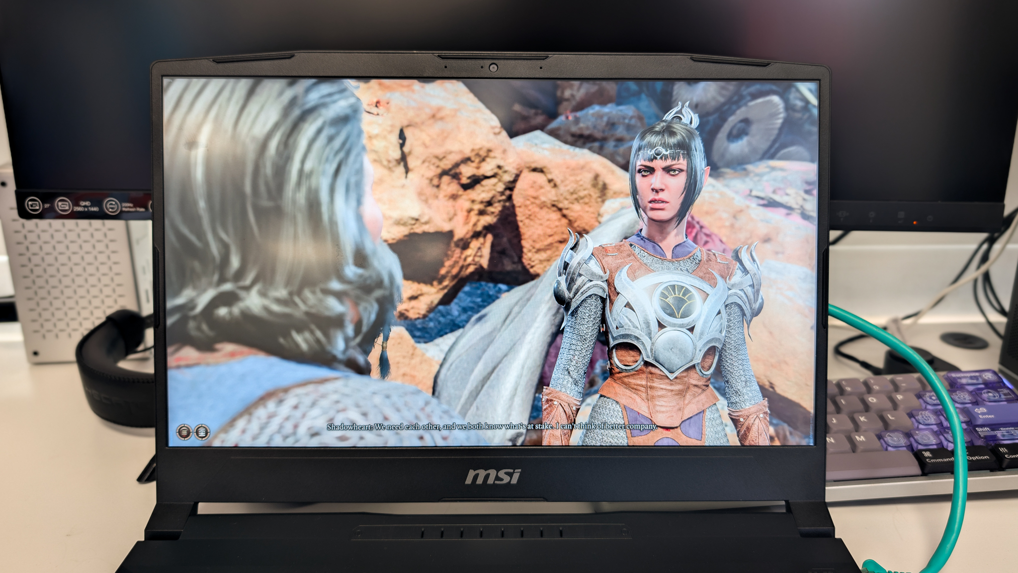 Baldur's Gate 3 on the MSI Katana 15 HX B14W