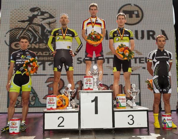 Elite men's podium