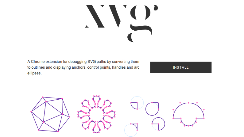 Debug SVG paths in the browser