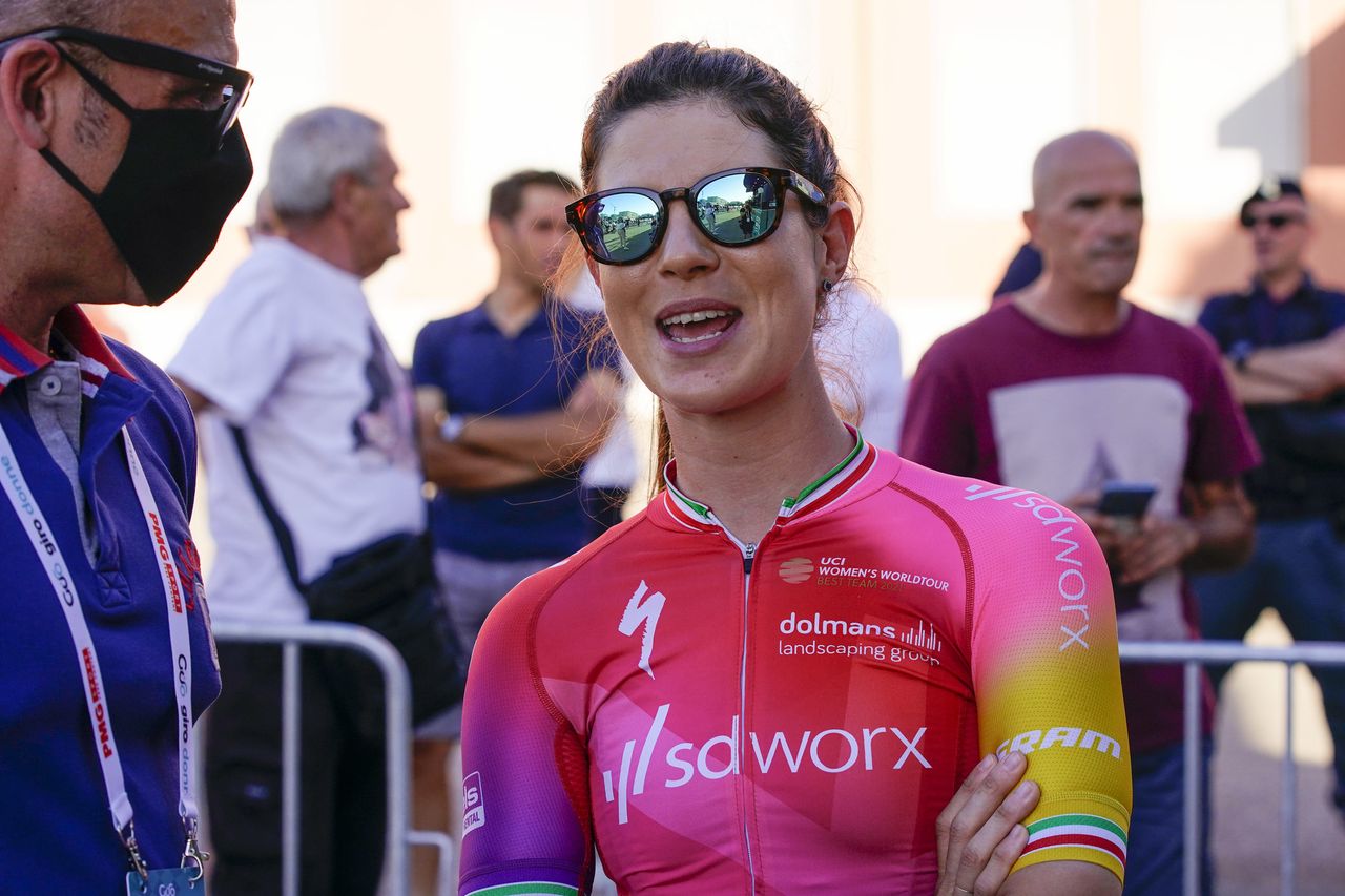 Giro d'Italia Donne 2022 - 33rd Edition - Teams Presentation - 29/06/2022 - Elena Cecchini (ITA - Team SD Worx) - photo Massimo Fulgenzi/PMG Sport/SprintCyclingAgency&Acirc;&copy;2022