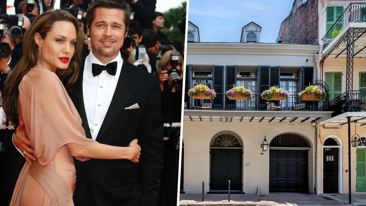 Brad Pitt and Angelina Jolie's New Orleans mansion is up for auction – see inside the historic home