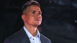 NOTTINGHAM, ENGLAND - FEBRUARY 28: Jermaine Jenas during the Emirates FA Cup Fifth Round match between Nottingham Forest and Manchester United at City Ground on February 28, 2024 in Nottingham, England. (Photo by Robbie Jay Barratt - AMA/Getty Images)