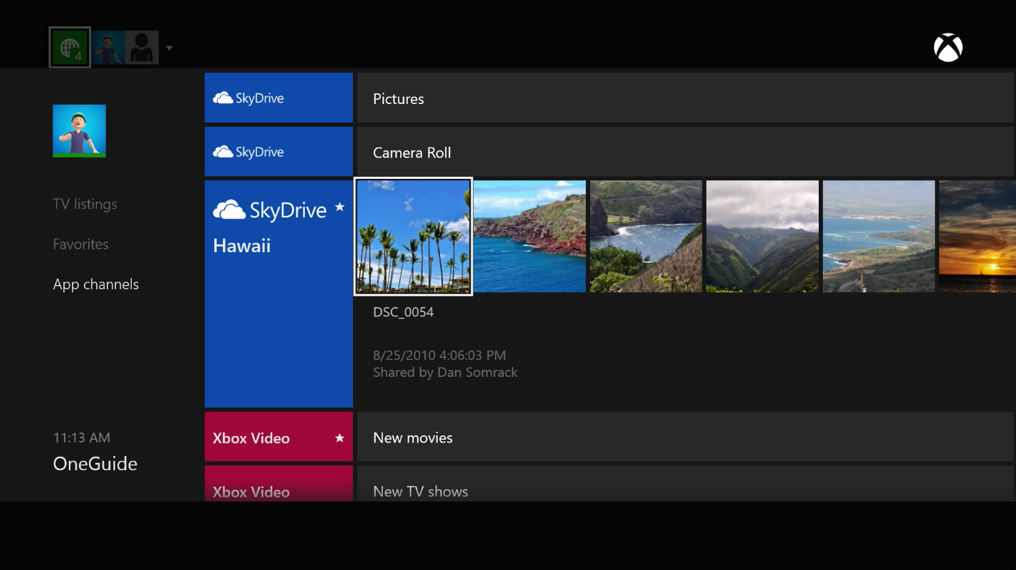 Windows Xdrive SkyDrive on Xbox One will bring your pictures and videos to life ...