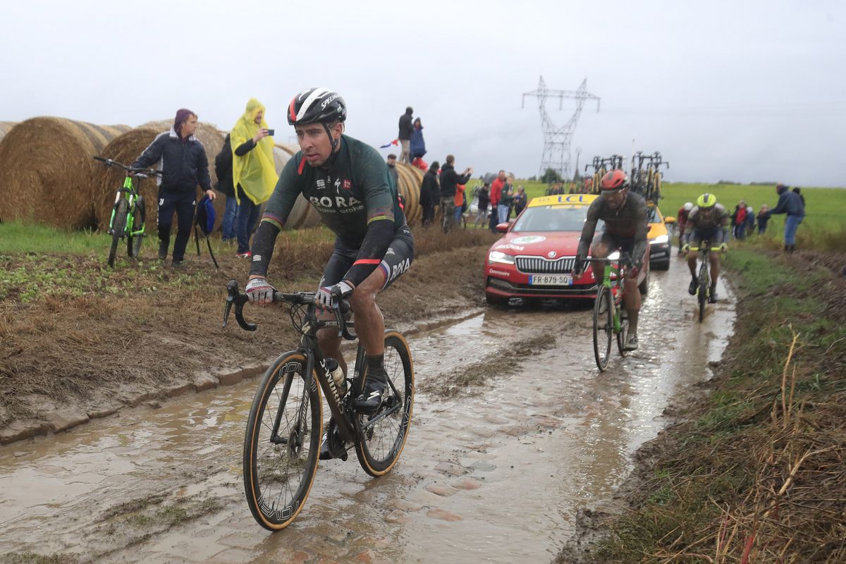 Paris Roubaix 2021 118th Edition Denain Roubaix 2577 km 03102021 Peter Sagan SVK Bora Hansgrohe photo Luca BettiniBettiniPhoto2021