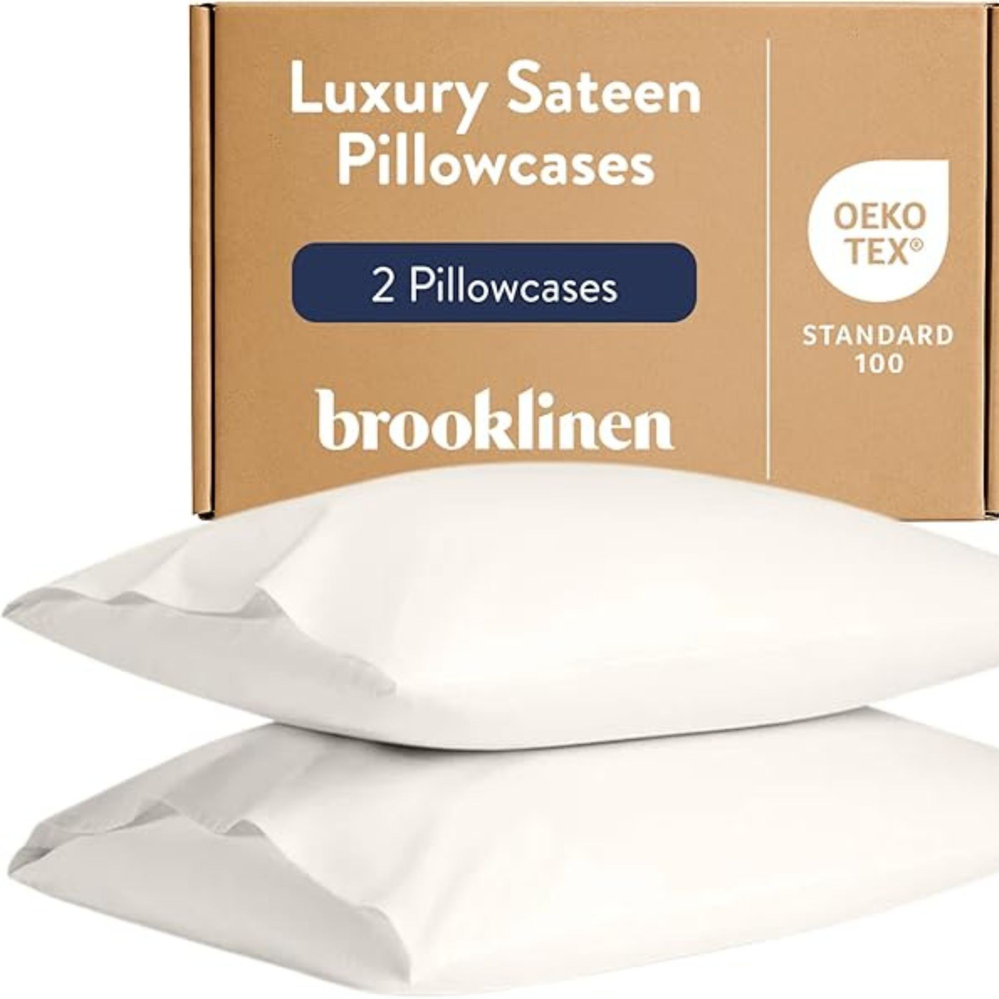 Luxury Sateen Pillowcases - Set of 2