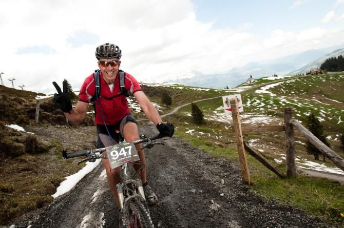 A rider counts how many stages are done