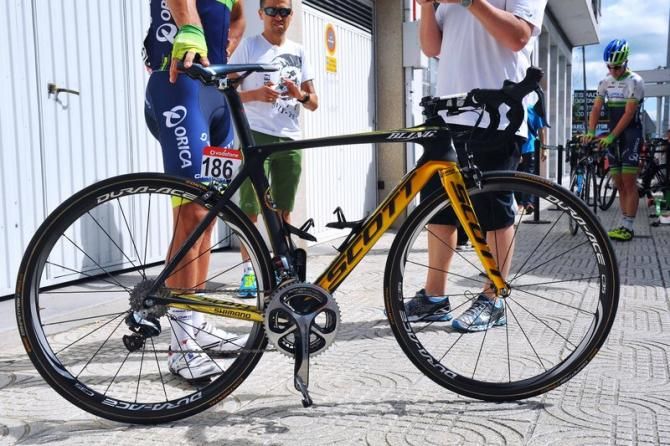 Dan Jones shooting the Back Stage Pass for Orica-GreenEdge with Michael Matthews