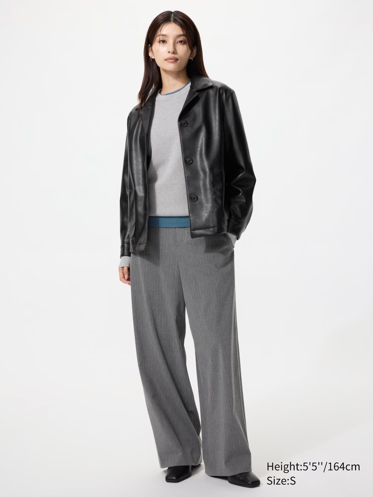Uniqlo, Smart Easy Trousers (striped)