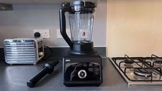 Braun TriForce Power Blender on a kitchen counter