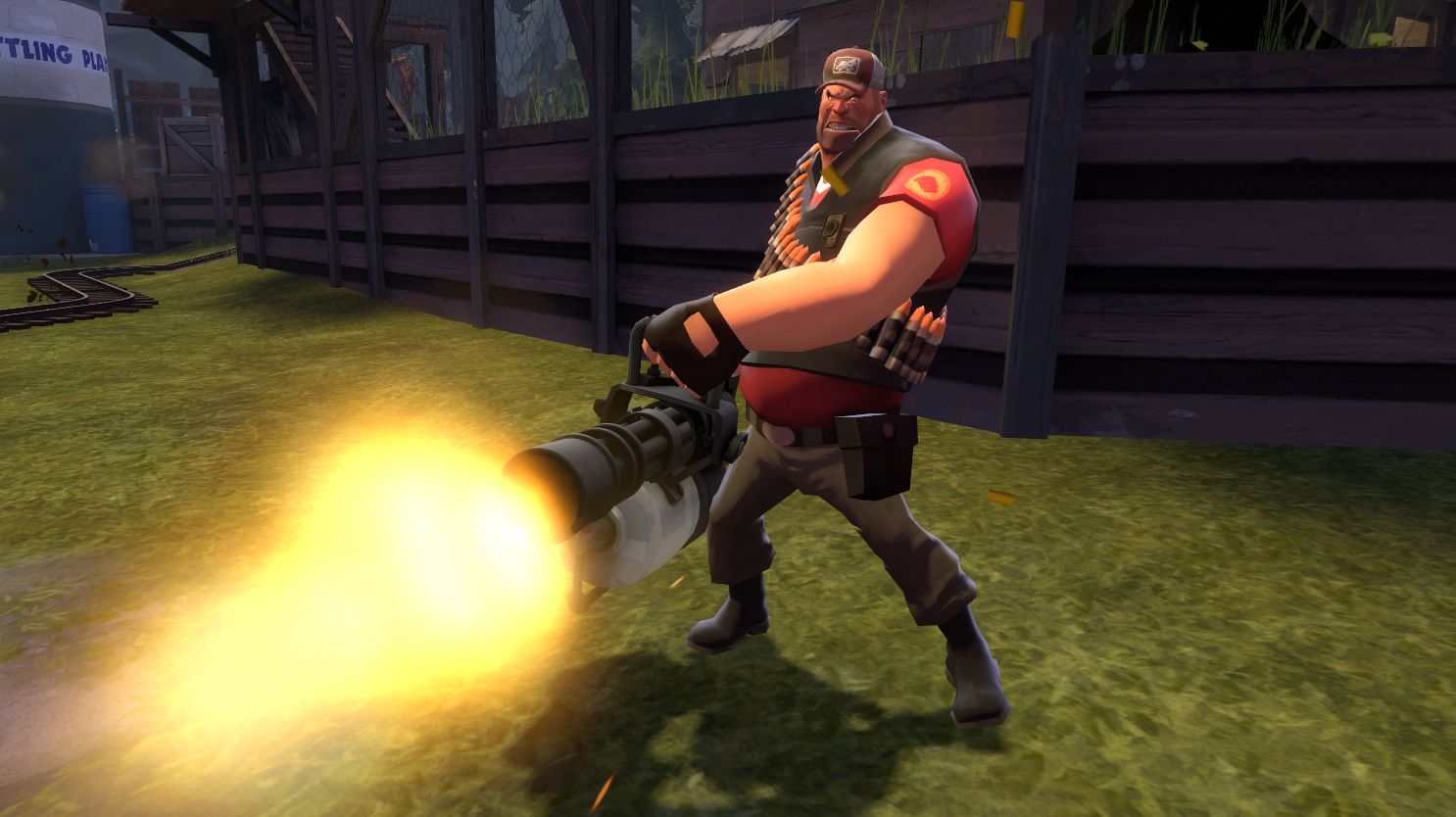 Cùng tham gia đội hình trong trò chơi Team Fortress 2 để đánh bại hết kẻ địch. Xem hình ảnh để cảm nhận tính thú vị và hấp dẫn của game này. 