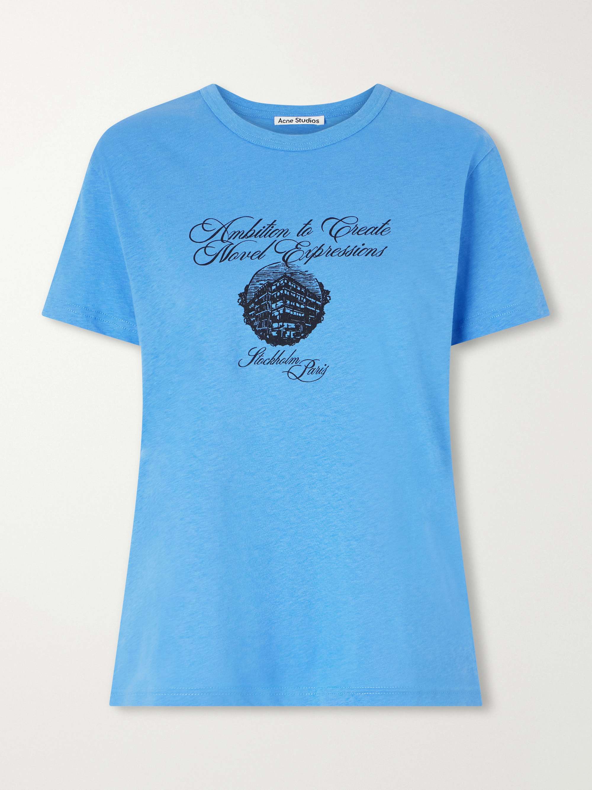 Eram Nobel Printed Cotton and Hemp-Blend T-Shirt