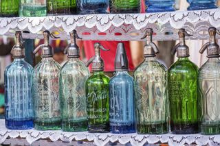 Vintage seltzer bottles
