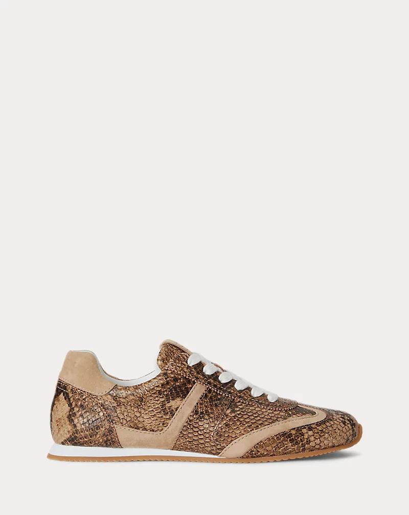Dani Python Embossed Low Profile Sneaker