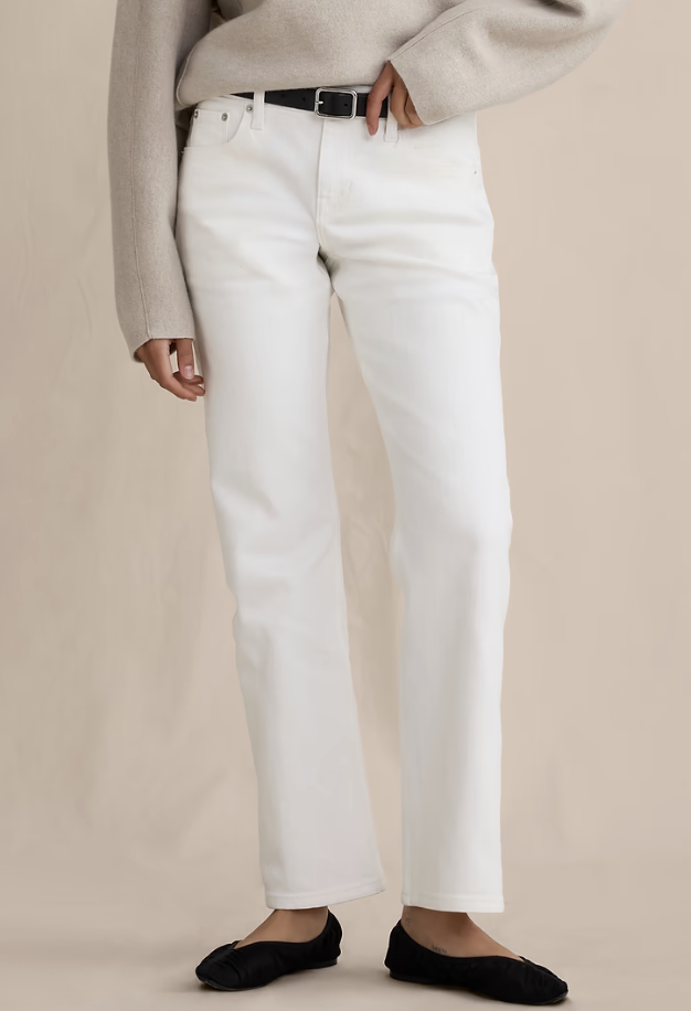 Banana Republic, Low-Rise Kick-Straight Jean
