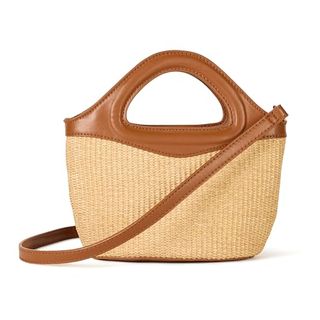 The Drop Women's Xiomara Mini Tote Natural Raffia, One Size