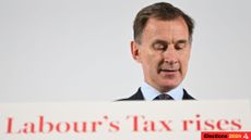 The Chancellor says only a Conservative government will cut taxes after the next election