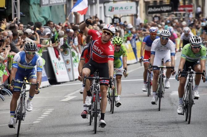 Norwegian champion Edvald Boasson Hagen (Sky) prevailed in stage 3 at the Dauphin&eacute;