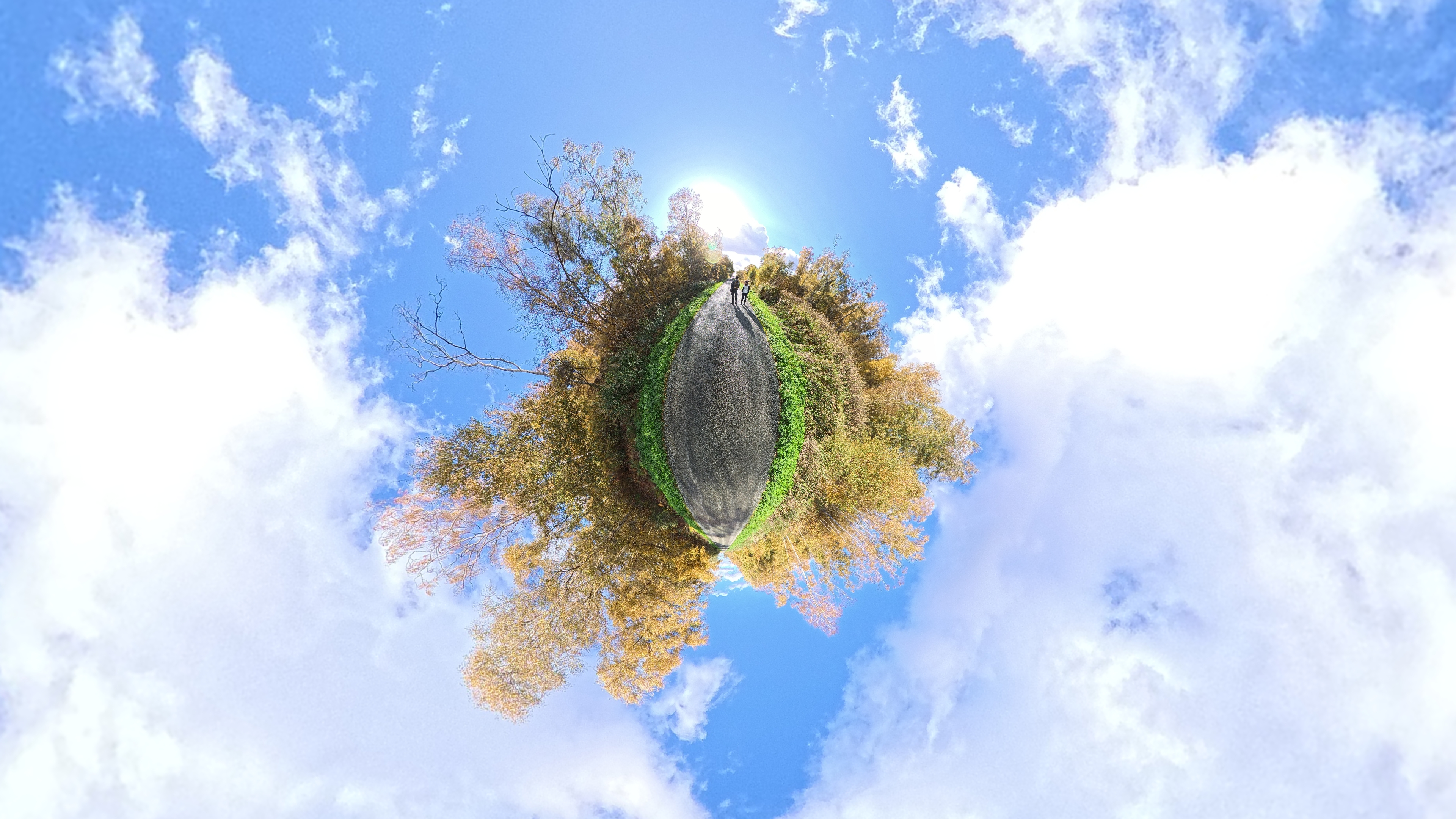 Photo taken with the Antigravity A1 360-degree drone