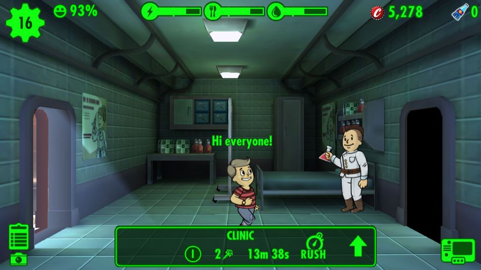 fallout shelter weapon list game list
