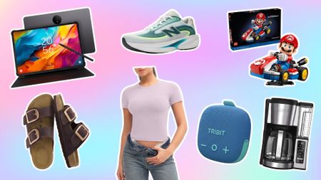 Collage of items on sale for Prime Big Deal Days