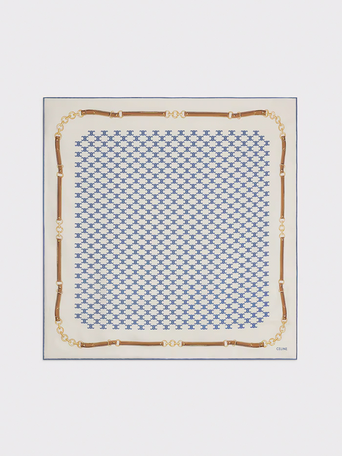 CELINE, Bandana in Heritage Silk Twill