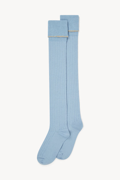 Baby Blue Over-The-Knee Socks