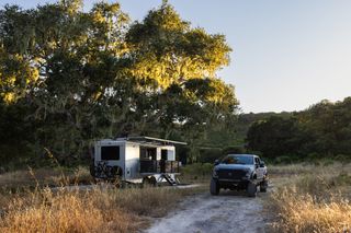 Living Vehicle HD24 Travel Trailer in nature