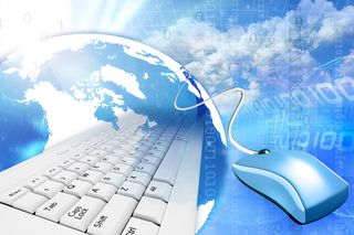 Computer keyboard and cloud