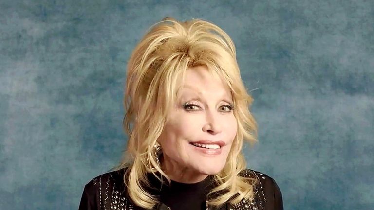 UNSPECIFIED - DECEMBER 10: In this screengrab released on December 10, Dolly Parton accepts the Hitmaker Award during the Billboard Women In Music 2020 event on December 10, 2020. (Photo by 2020 Billboard Women In Music/Getty Images for Billboard)