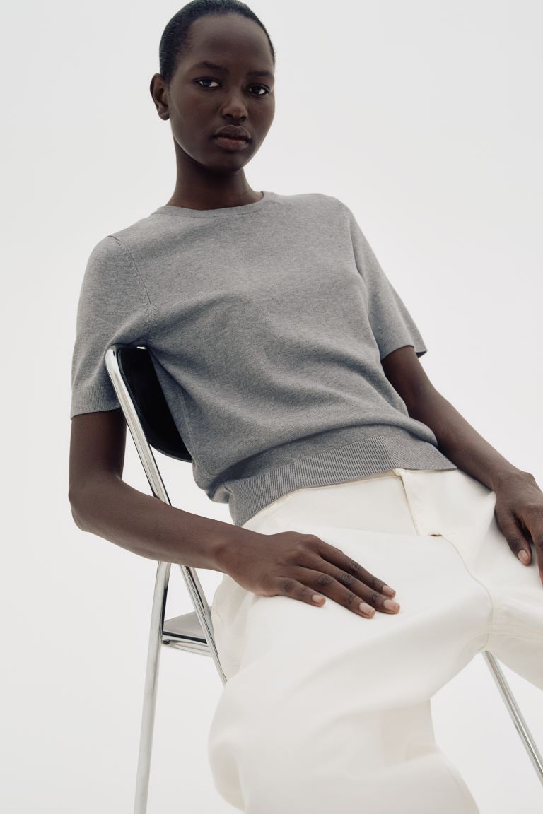 Fine-Knit Top