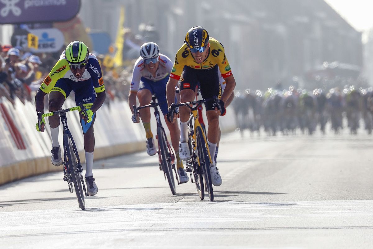 Gent Wevelgem 2022 - 84th Edition - Ypres - Wevelgem 248,8 km - 27/03/2022 - Biniam Girmay (ERI - Intermarch&Atilde;&copy; - Wanty - Gobert Mat&Atilde;&copy;riaux) - photo Luca Bettini/SprintCyclingAgency&Acirc;&copy;2022