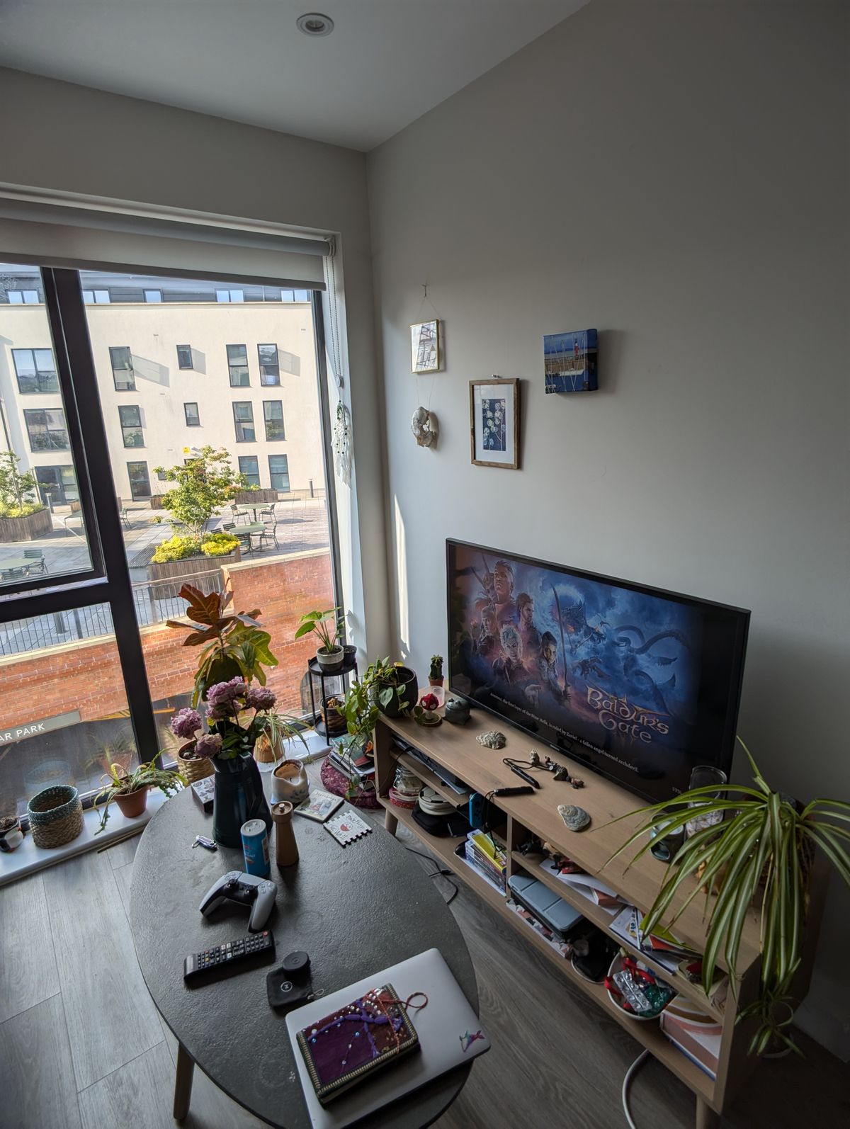 A photo of a living room taken with a Moment Wide 18mm lens attached to a Google Pixel 7 Pro