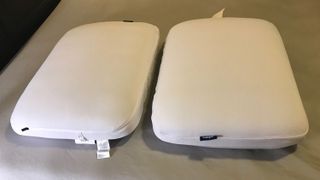 A pair of Casper Foam Pillows with Snow Technology