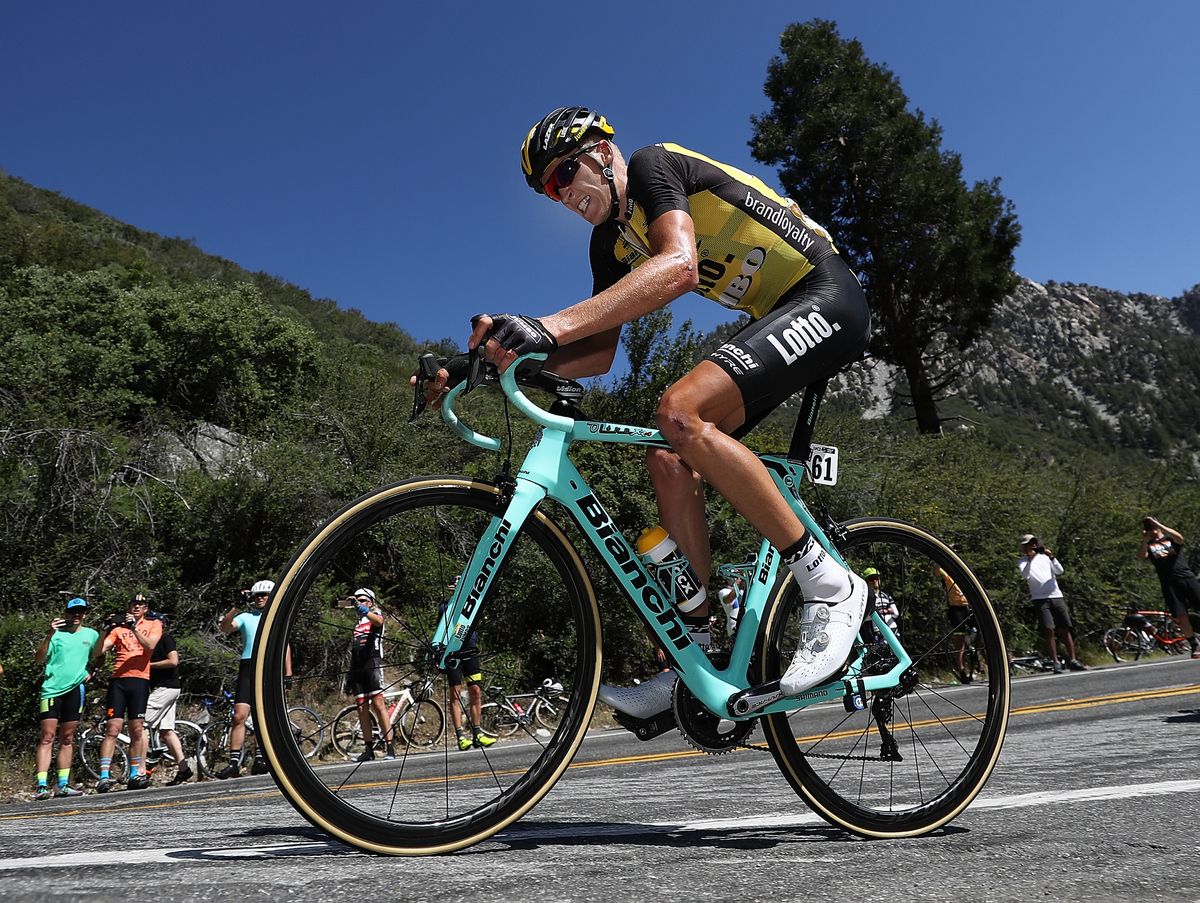 Robert Gesink (LottoNL-Jumbo) diggin deep