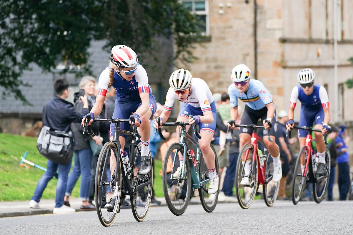 Julie Bego in action in Glasgow