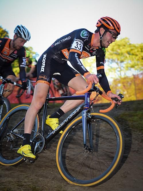 Travis Livermon (Kona) took an active part in leading the chase group behind the leaders