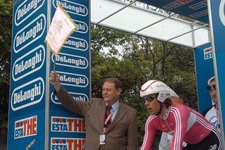 The Giro d'Italia is go! Frantisek Rabon is the first rider off