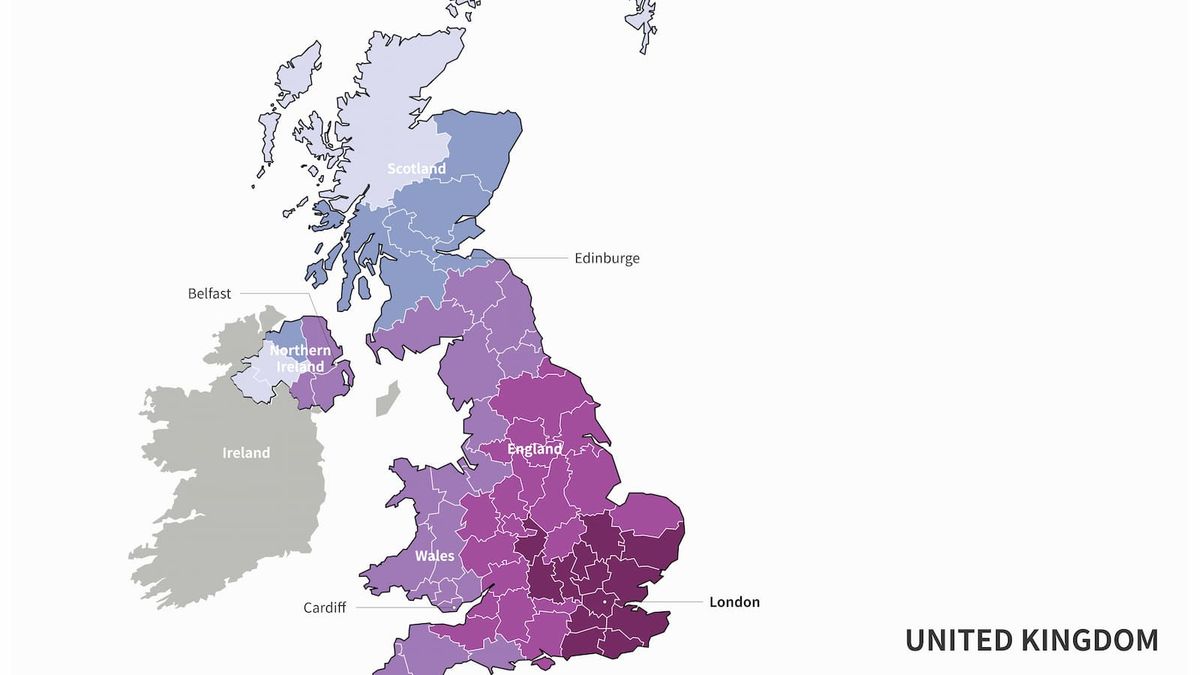 Map of UK