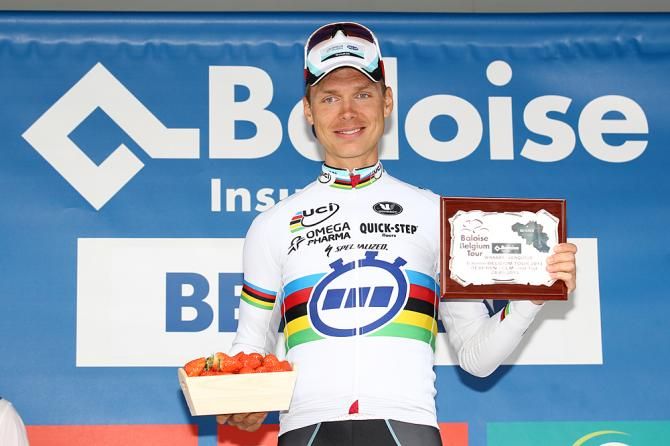Tony Martin got some delicious prizes for his win in Belgium