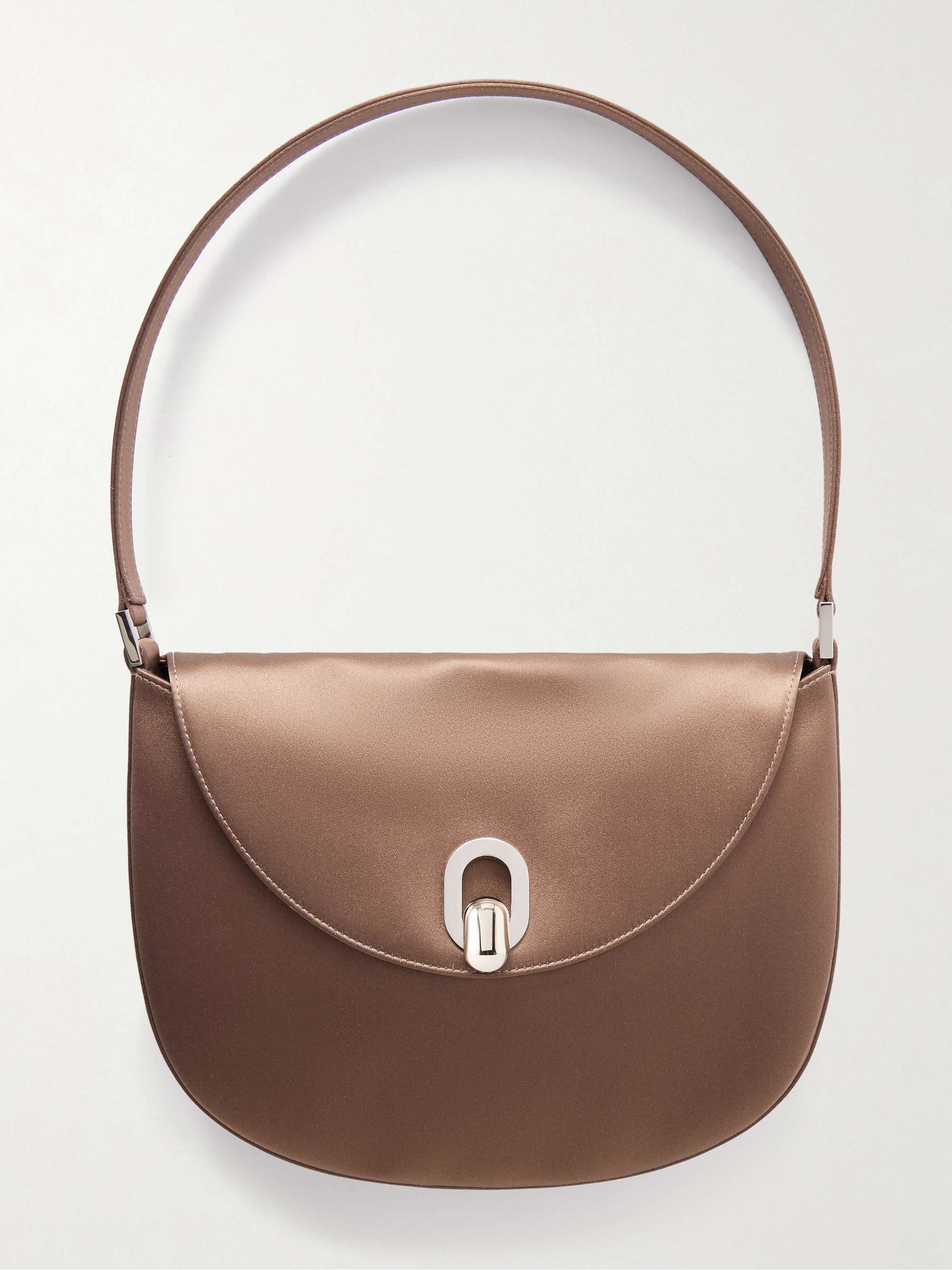 Tondo Small Satin Shoulder Bag