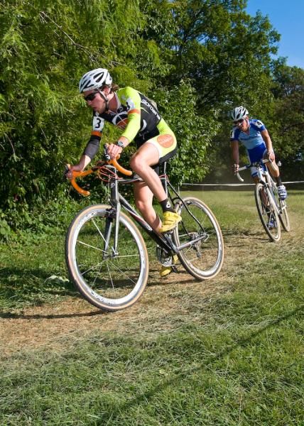 Travis Livermon (Mock Orange) and Ryan Napp (BikeReg) make up the chase group.