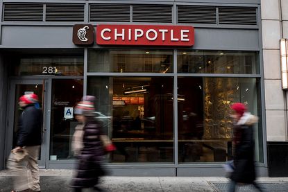 A Chipotle executive who formerly worked as the company's chief marketing officer was put on administrative leave after being arraigned by the NYPD in a cocaine bust. 