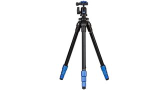 Benro SLIM aluminum tripod stock image on a white background